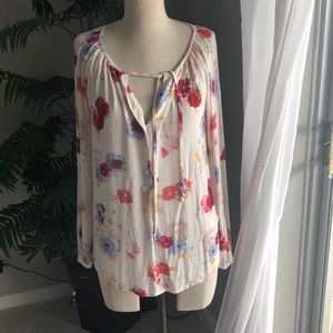 Lucky brand floral boho shirt